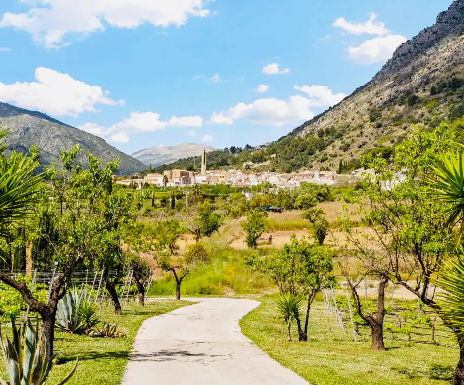 Exterior view of Houses for sale in Murla  with Air Conditioner, Heating and Private garden