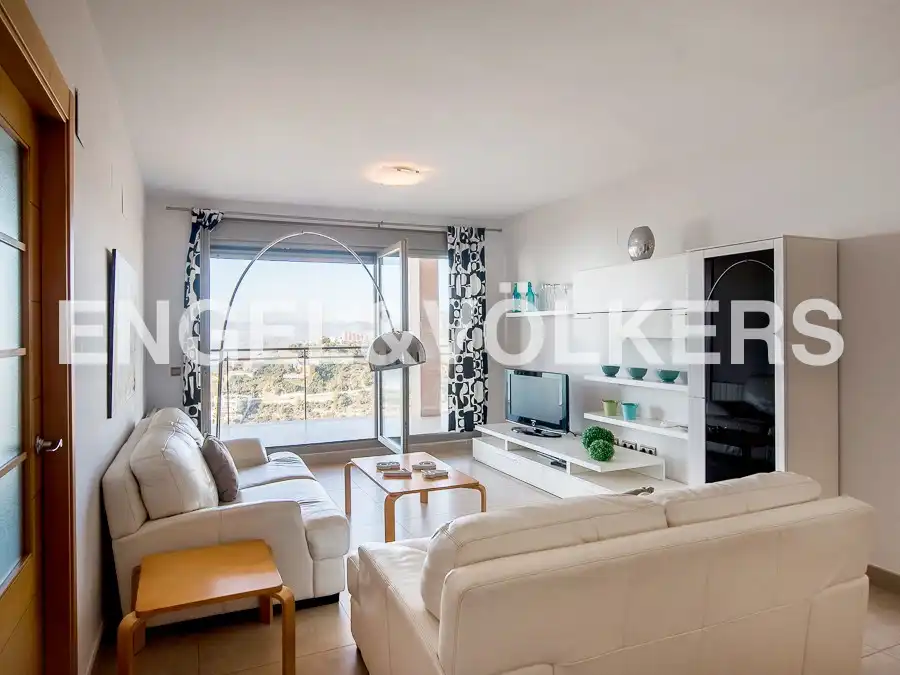 Sala d'estar de Àtic de lloguer en Oropesa del Mar / Orpesa amb Calefacció