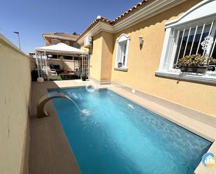 Swimming pool of Single-family semi-detached for sale in San Javier  with Air Conditioner, Heating and Terrace