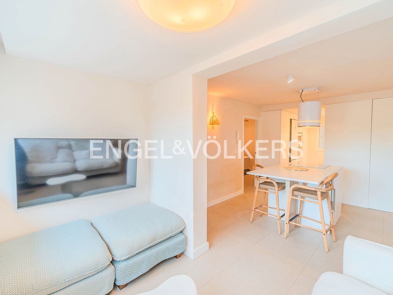 Sala d'estar de Pis de lloguer en Alicante / Alacant amb Aire condicionat, Calefacció i Moblat