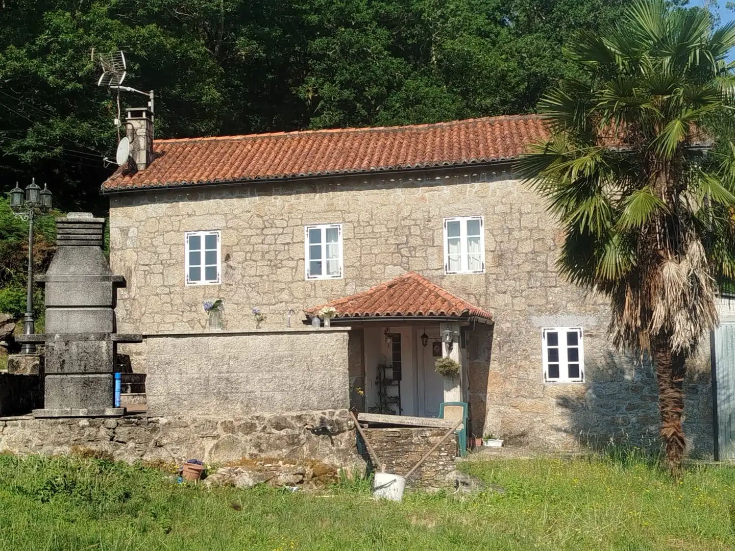 Vista exterior de Finca rústica en venda en Negreira