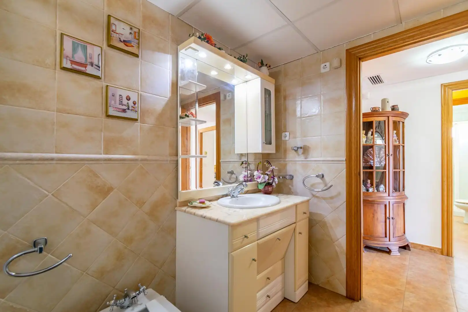 Baño de Casa o chalet en venta en Cartagena con Aire acondicionado, Calefacción y Jardín privado