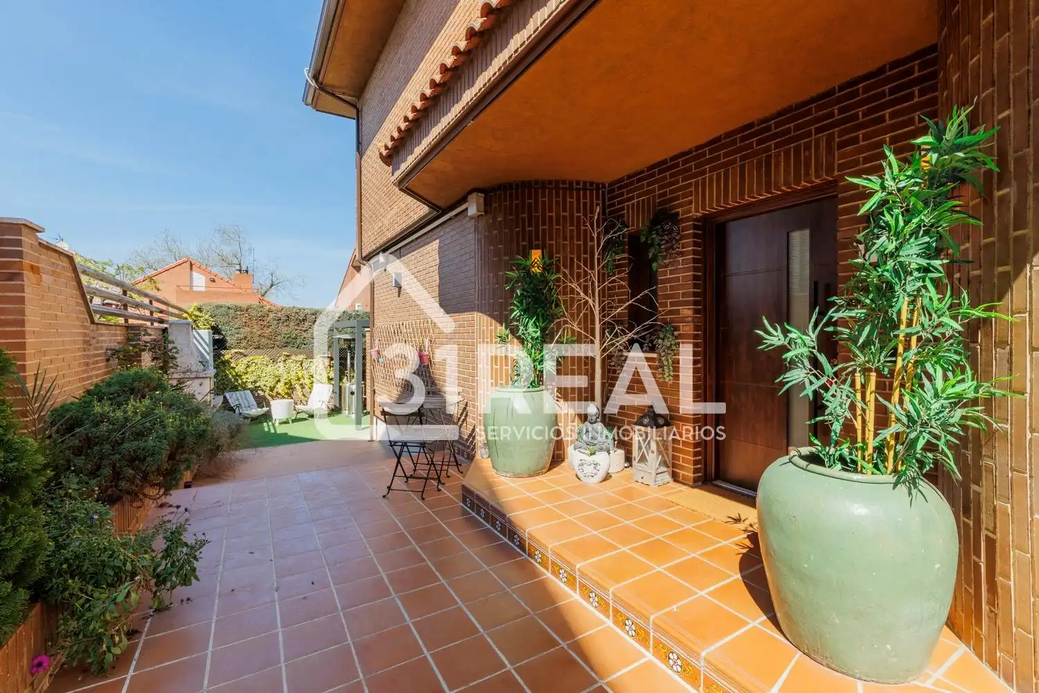 Garden of Houses for sale in Madrid  with Air Conditioner, Heating and Private garden