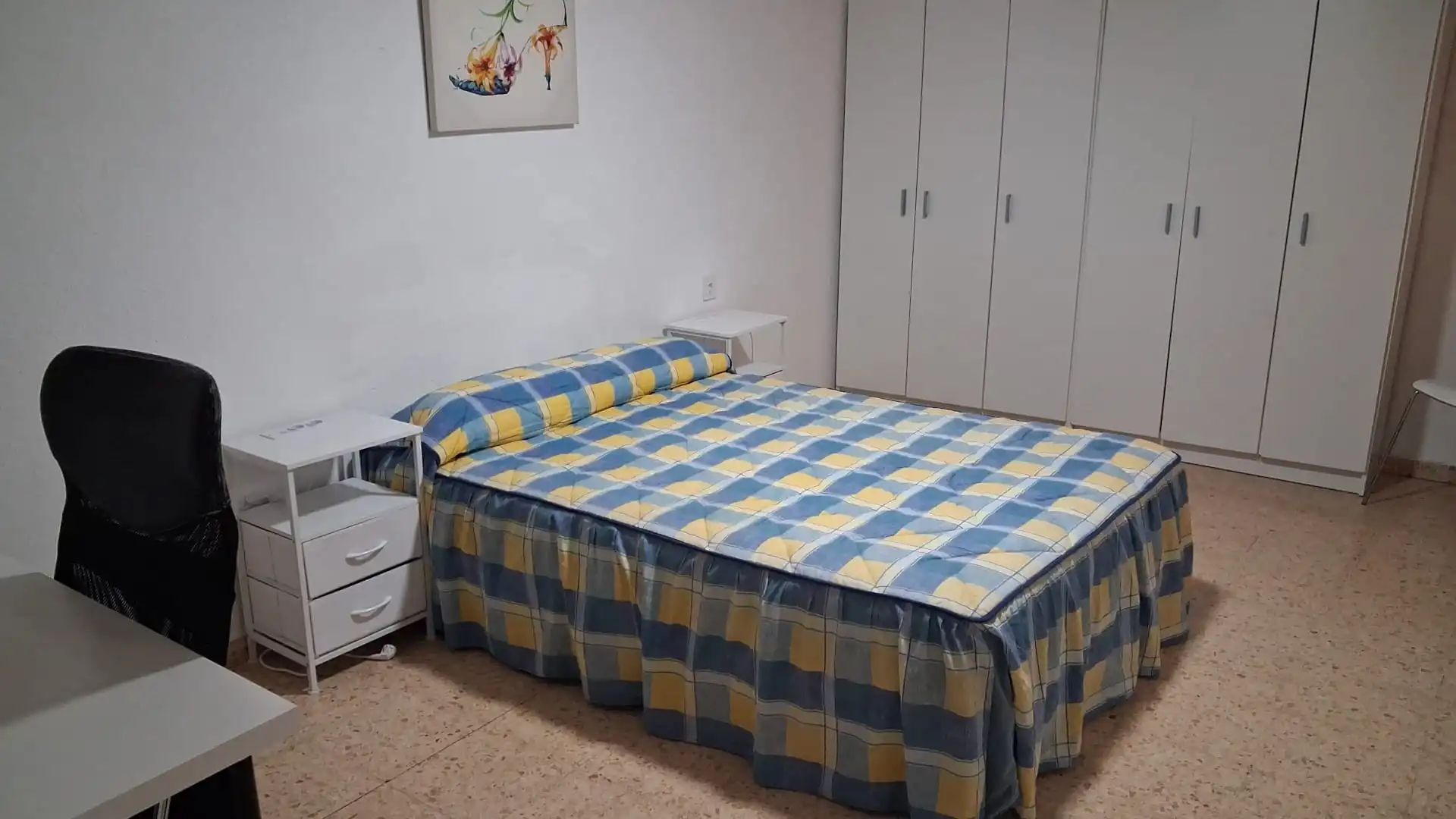 Bedroom of Flat for rent in Valencia  with Air Conditioner, Furnished and Oven