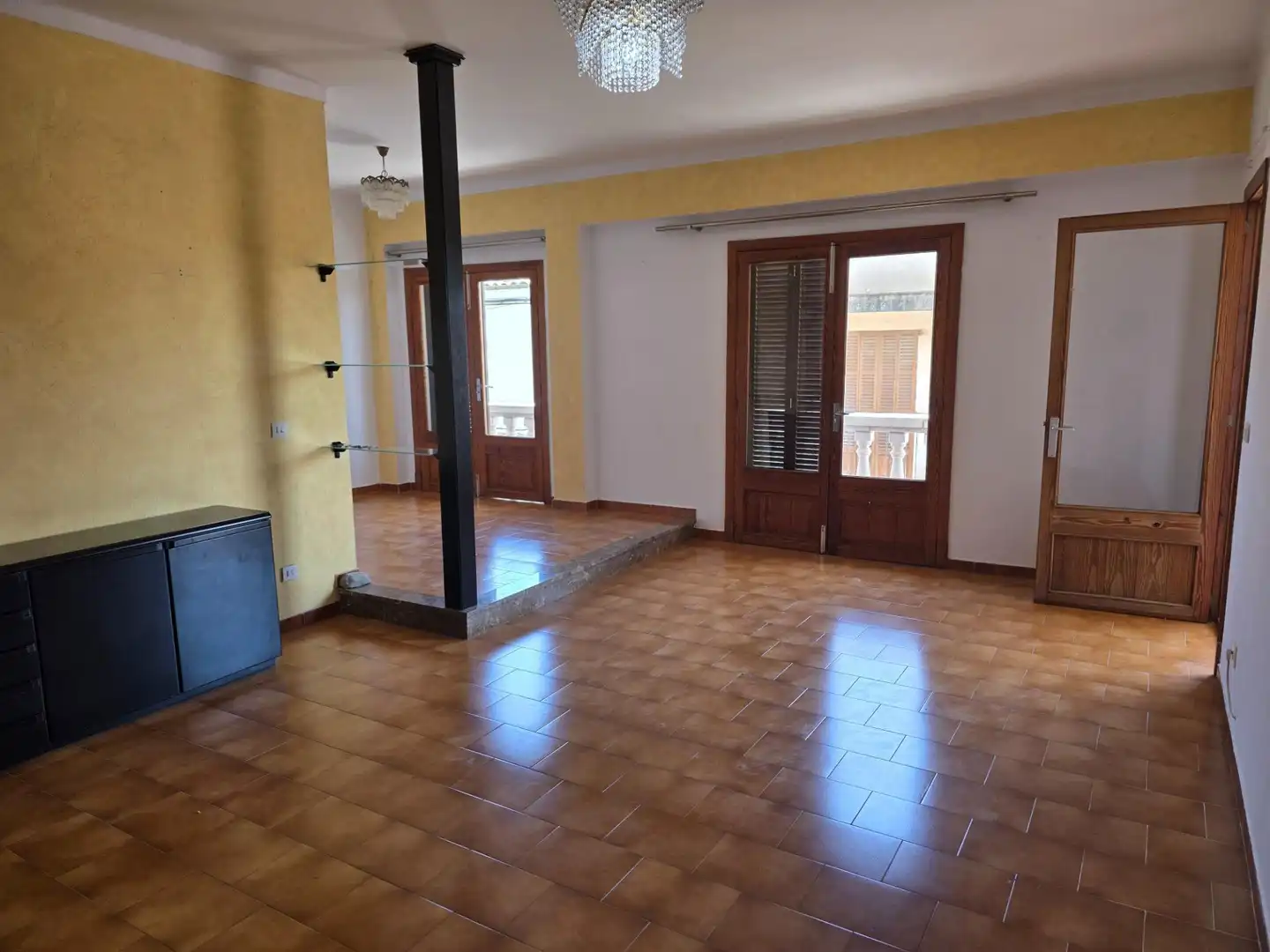 Wohnzimmer von Wohnung zur Miete in Binissalem mit Klimaanlage und Terrasse