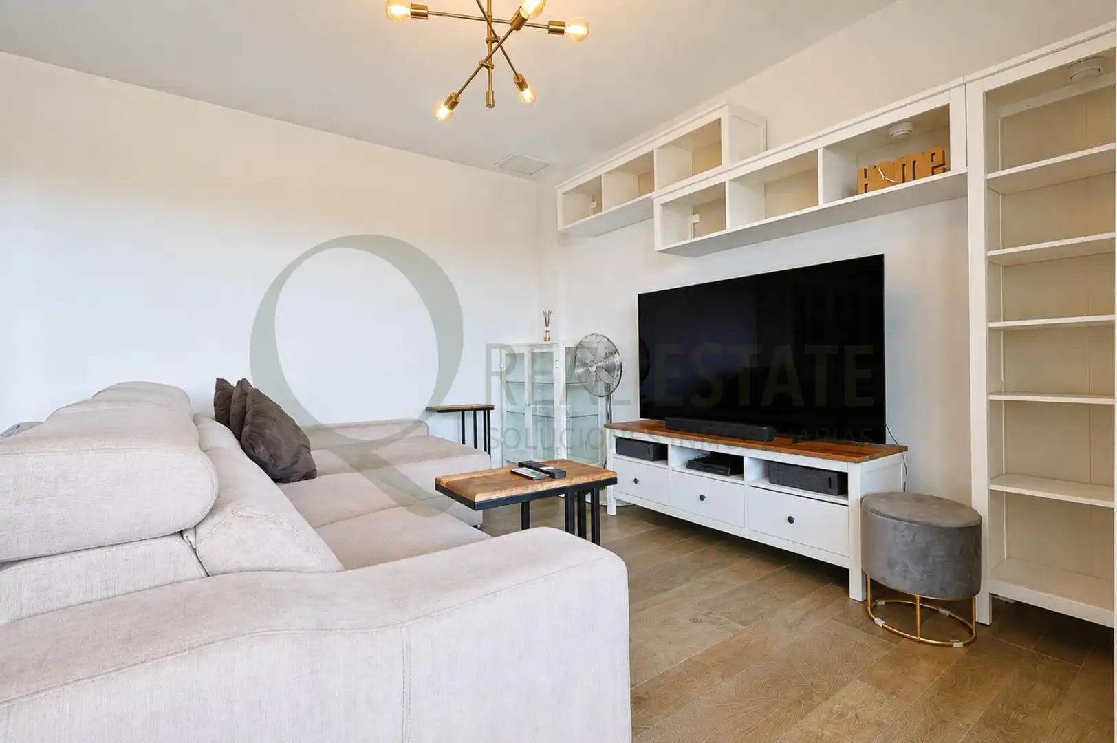 Sala d'estar de Àtic en venda en Alicante / Alacant amb Aire condicionat, Calefacció i Jardí privat