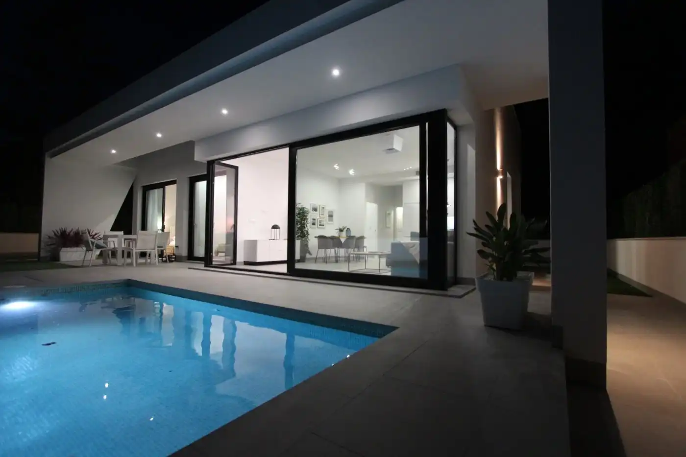 Piscina de Casa o chalet en venta en Pilar de la Horadada con Aire acondicionado, Calefacción y Jardín privado