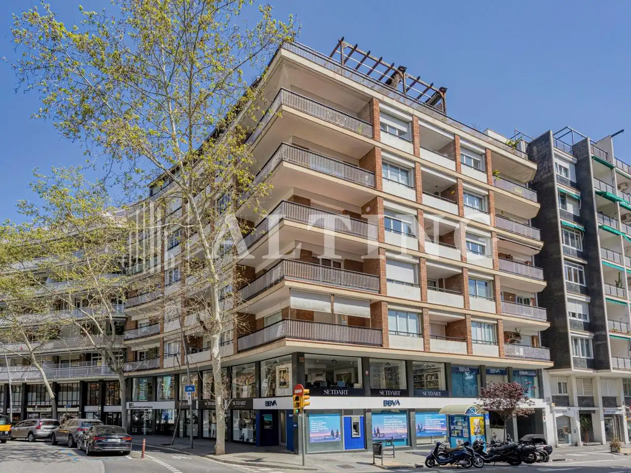 Vista exterior de Piso de alquiler en Barcelona con Aire acondicionado, Calefacción y Parquet