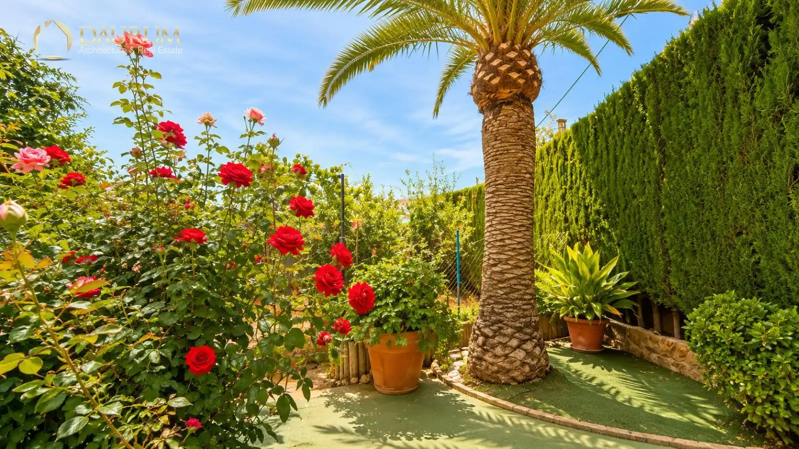 Garden of Houses for sale in L'Alfàs del Pi  with Air Conditioner, Terrace and Storage room
