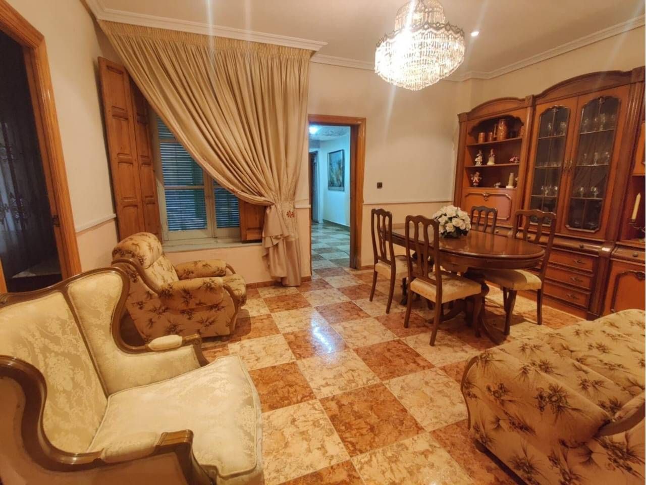 Dining room of Single-family semi-detached for sale in  Murcia Capital  with Air Conditioner
