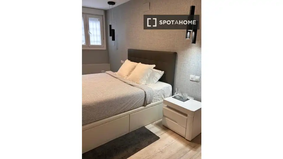 Habitación de Piso de alquiler en Madrid con Aire acondicionado, Calefacción y Amueblado