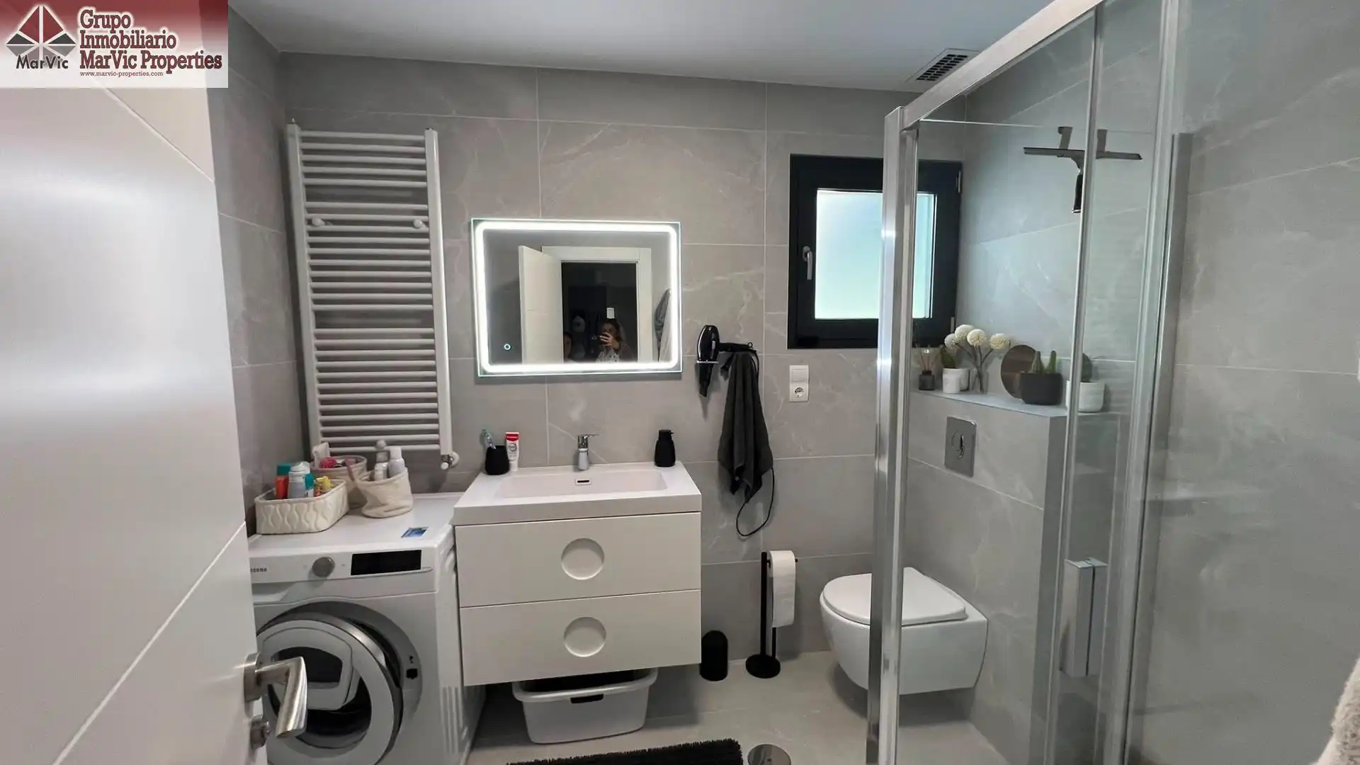 Baño de Casa o chalet en venta en Benidorm con Aire acondicionado, Terraza y Piscina