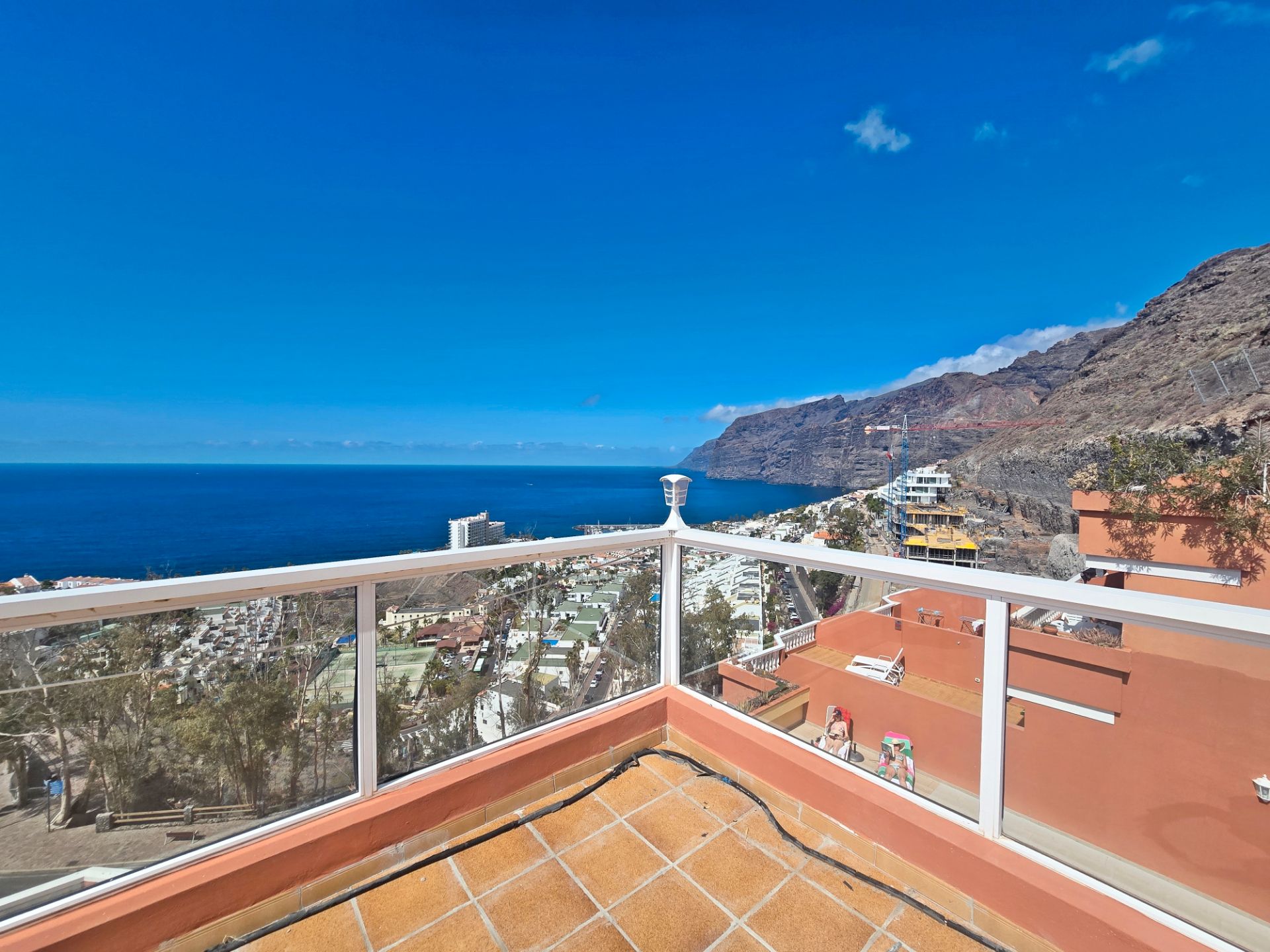 Exterior view of Apartment for sale in Santiago del Teide  with Terrace, Furnished and Oven