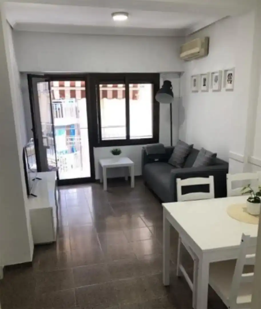 Sala de estar de Piso en venta en  Valencia Capital con Aire acondicionado y Balcón