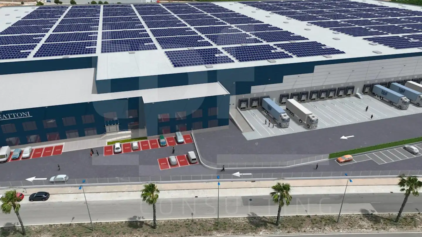 Parkplatz von Fabrikhallen zur Miete in Alzira