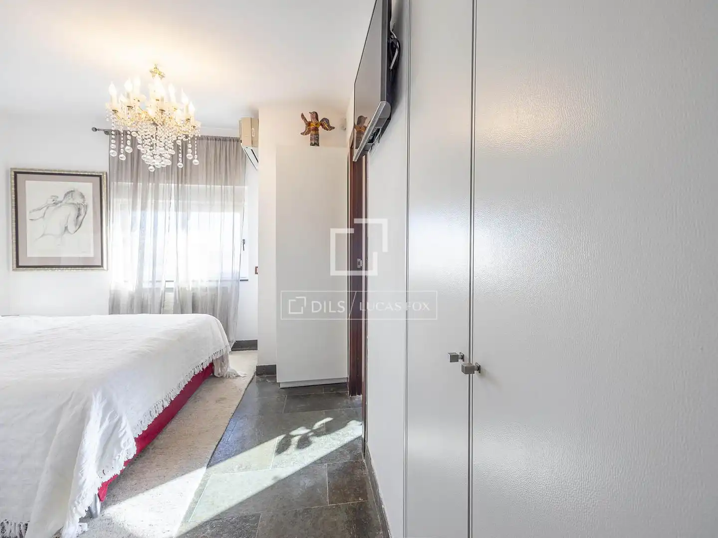 Schlafzimmer von Dachboden zum Verkauf in Valencia del Ventoso mit Klimaanlage, Terrasse und Balkon