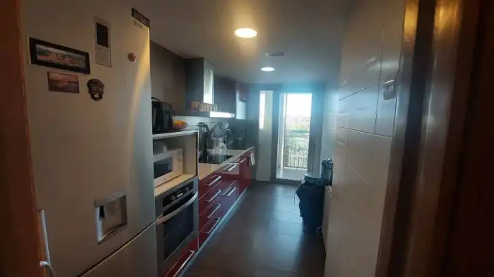 Kitchen of Flat for rent in Valencia  with Air Conditioner, Heating and Furnished