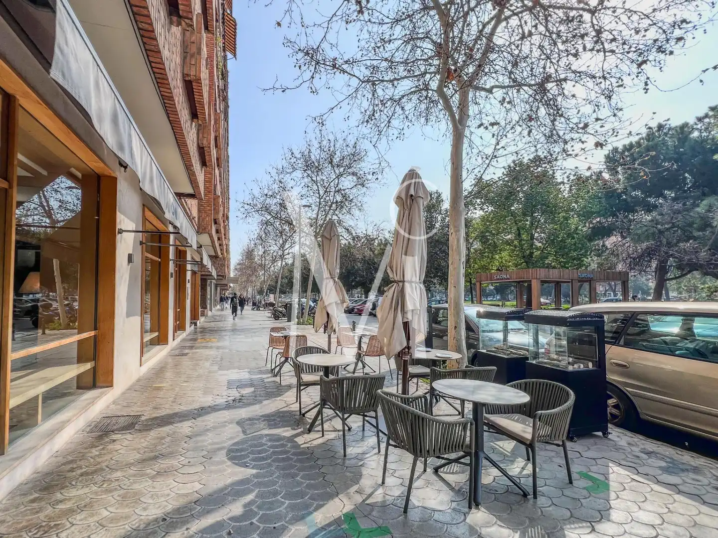 Terrasse von Geschaftsraum zur ubertragung in Valencia