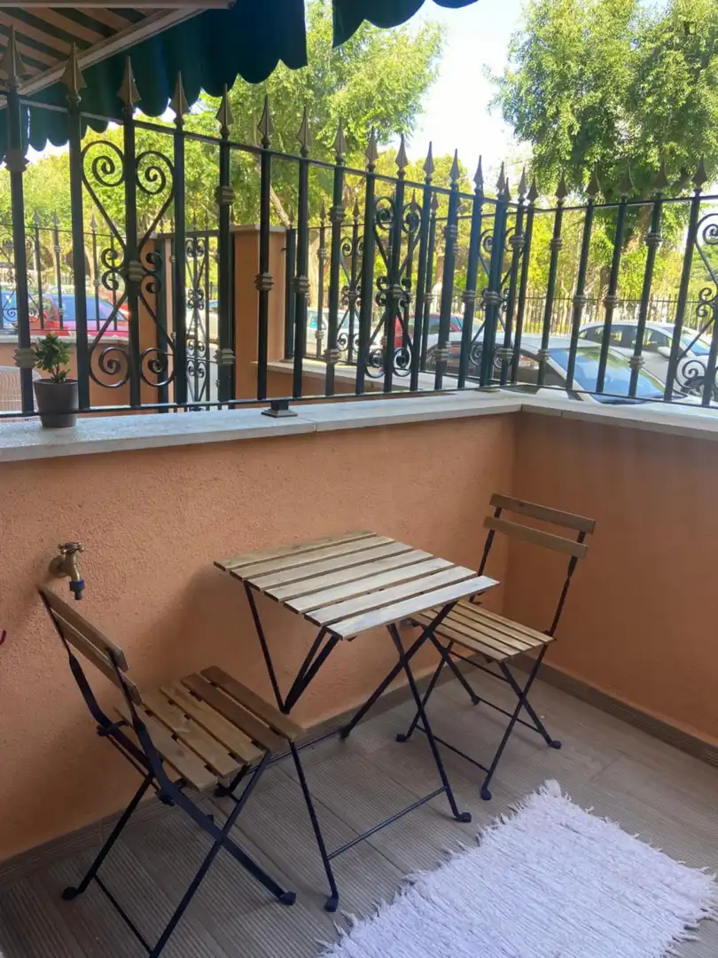 Terraza de Apartamento de alquiler en  Palma de Mallorca con Aire acondicionado, Amueblado y Horno