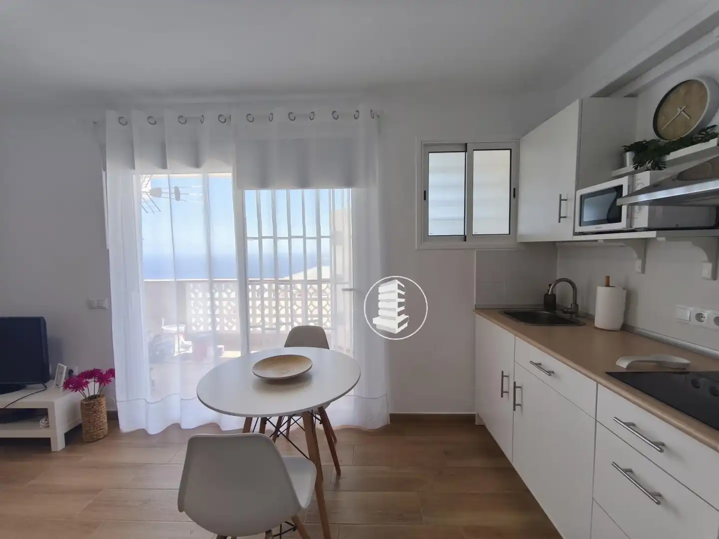 Cuina de Apartament de lloguer en El Rosario amb Terrassa i Moblat
