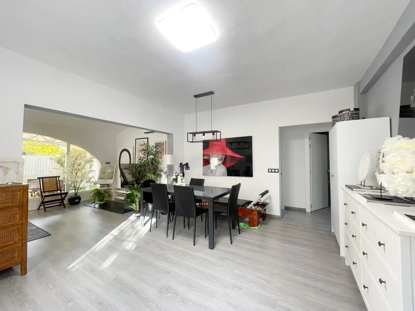 Menjador de Casa o xalet de lloguer en Dénia amb Aire condicionat, Calefacció i Jardí privat
