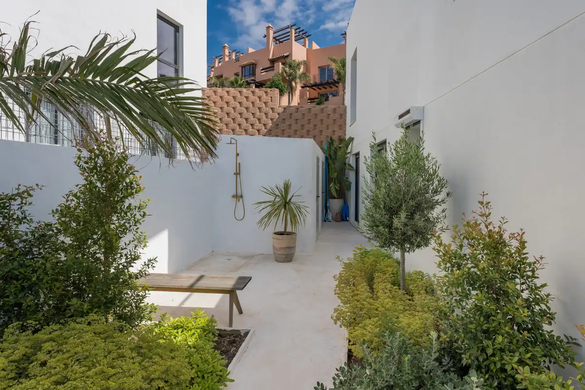 Terrace of Detached homes for sale in Mijas  with Private garden and Swimming Pool