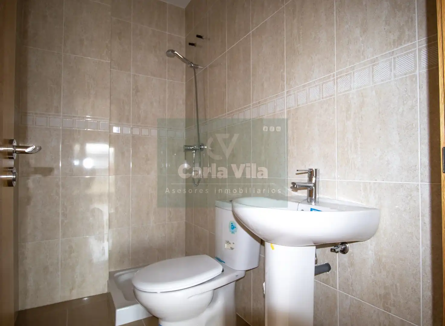 Baño de Dúplex en venta en Lugo con Calefacción, Parquet y Terraza