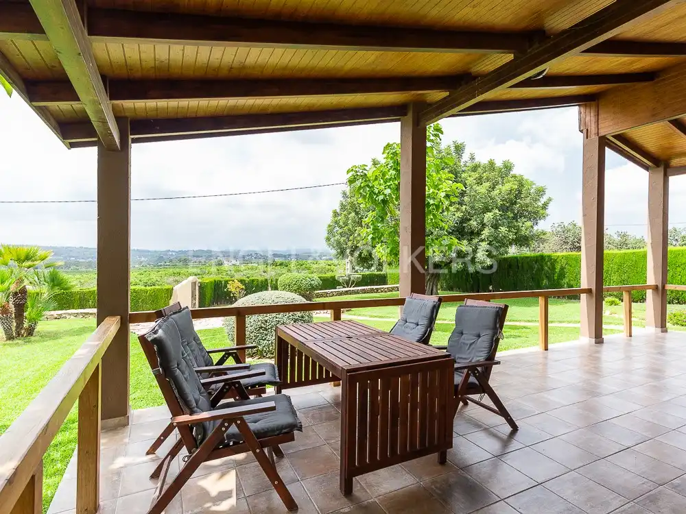 Terraza de Casa o chalet de alquiler en Torrent con Aire acondicionado, Calefacción y Jardín privado