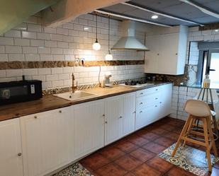 Kitchen of Single-family semi-detached for sale in Aguilar de Campoo  with Heating, Private garden and Furnished