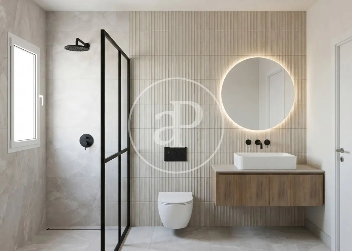 Bathroom of Flat for sale in Barrio de Salamanca