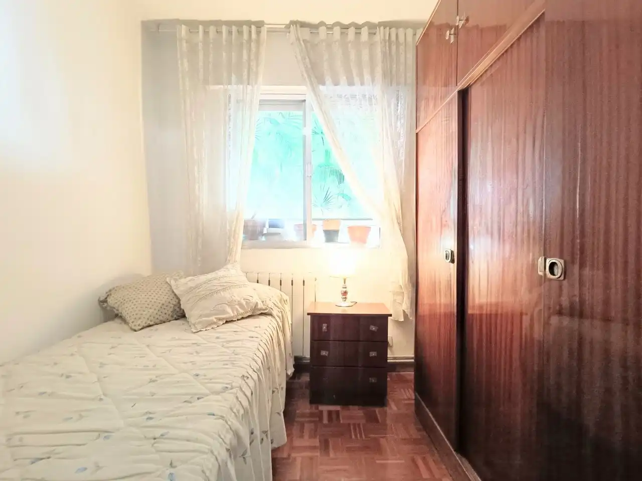 Schlafzimmer von Wohnung zum Verkauf in Madrid mit Heizung, Parkett und Terrasse