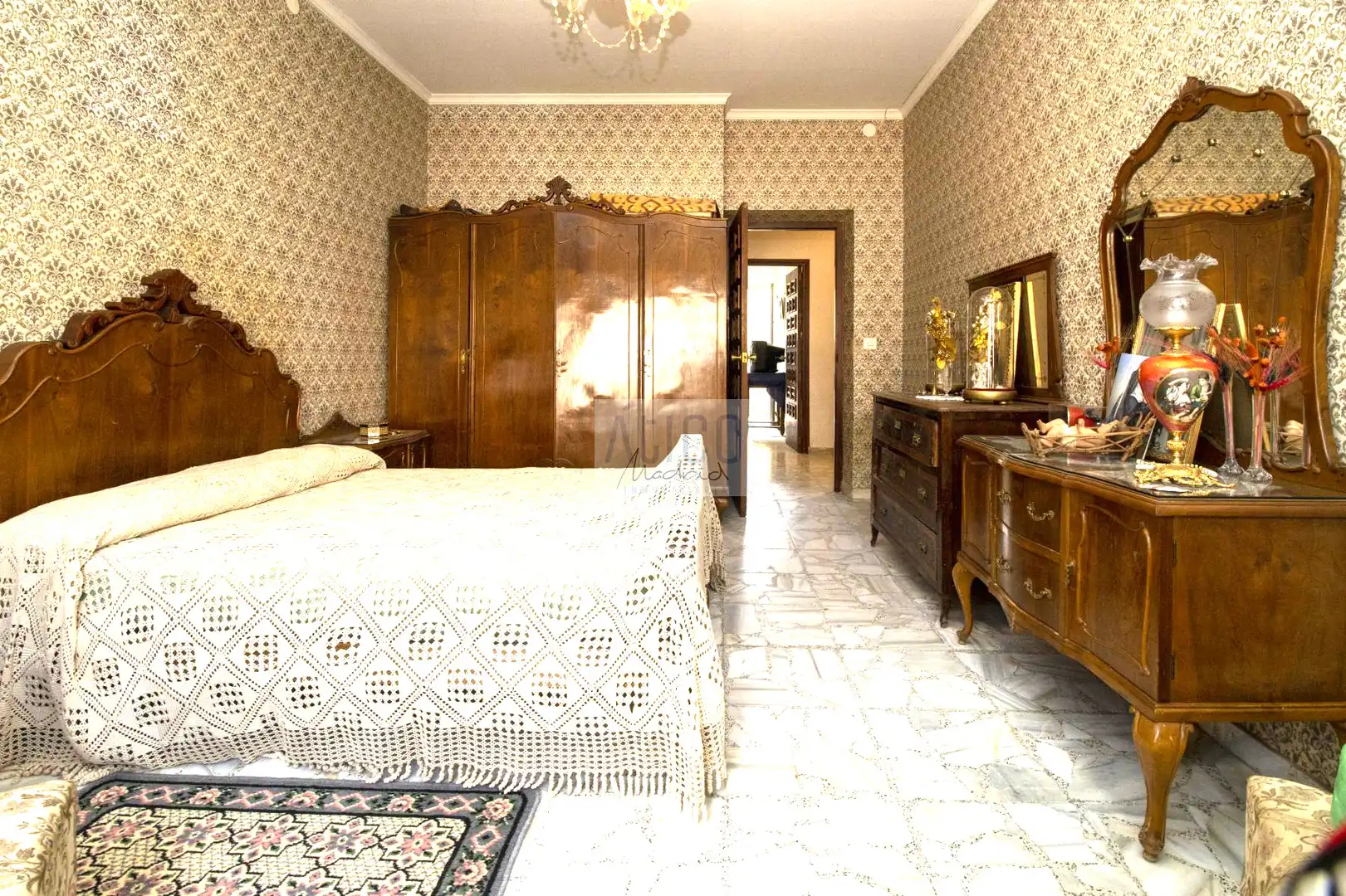 Dormitori de Casa adosada en venda en Cózar amb Aire condicionat i Terrassa