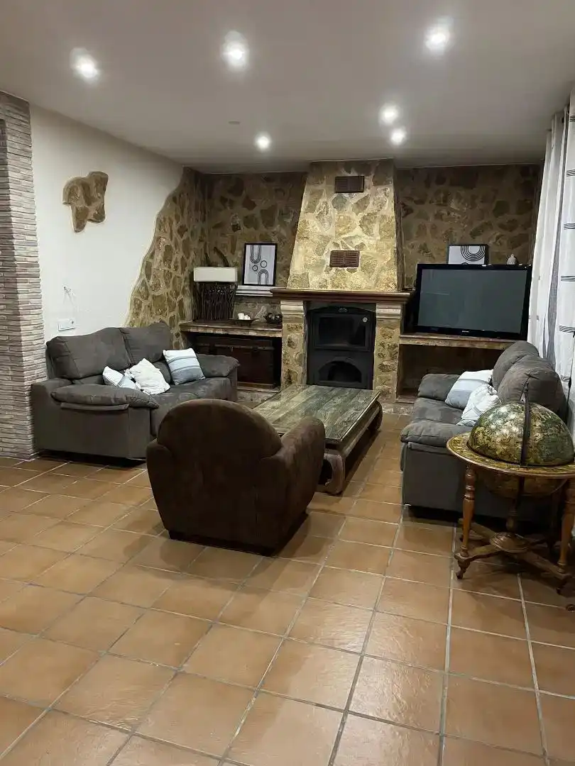 Sala de estar de Casa o chalet en venta en Benissa con Aire acondicionado y Piscina