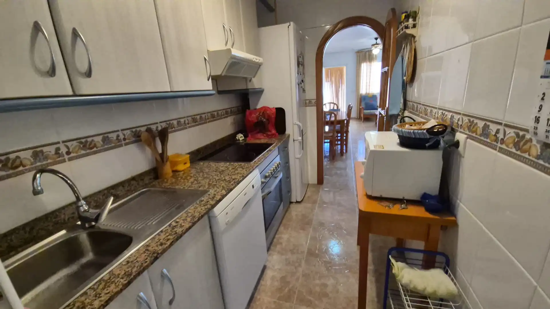 Cocina de Casa adosada en venta en Pilar de la Horadada con Aire acondicionado, Terraza y Amueblado