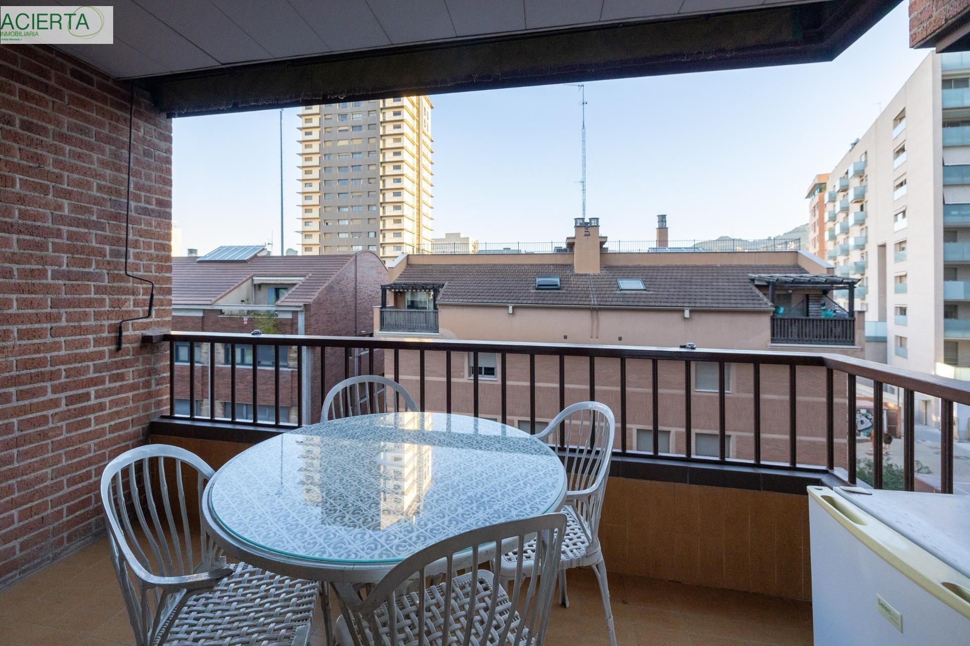 Terrace of Flat for sale in  Granada Capital  with Air Conditioner, Heating and Parquet flooring
