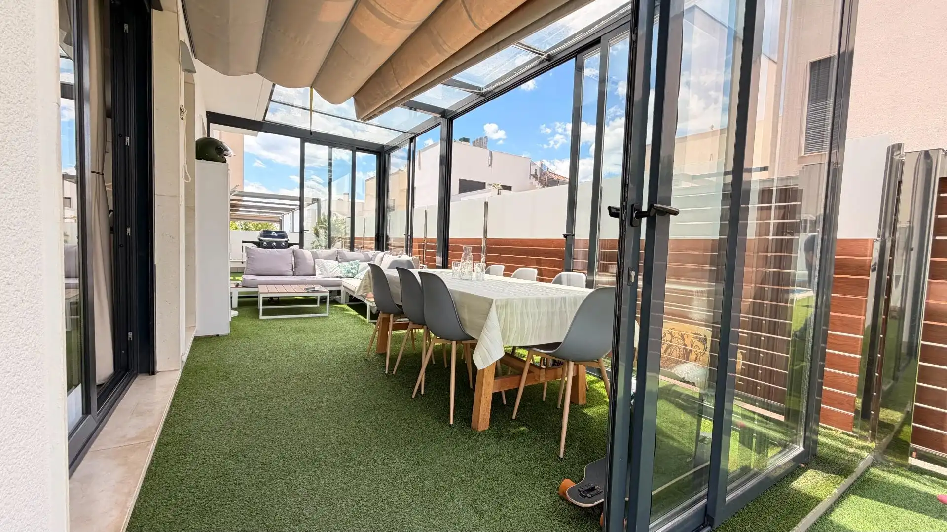 Terrace of Houses for sale in Torrevieja  with Air Conditioner, Private garden and Terrace