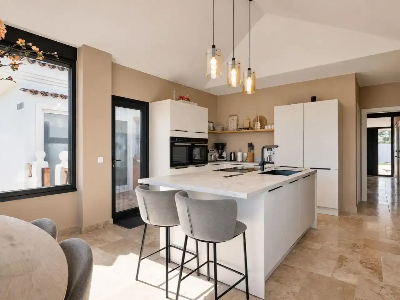 Cocina de Piso en venta en Aljaraque con Aire acondicionado, Jardín privado y Trastero