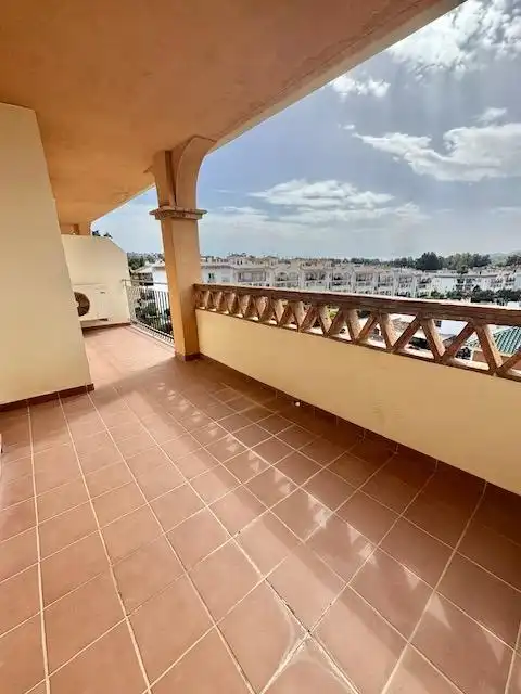 Terrasse von Wohnungen zum Verkauf in Mijas mit Gemeinschaftspool