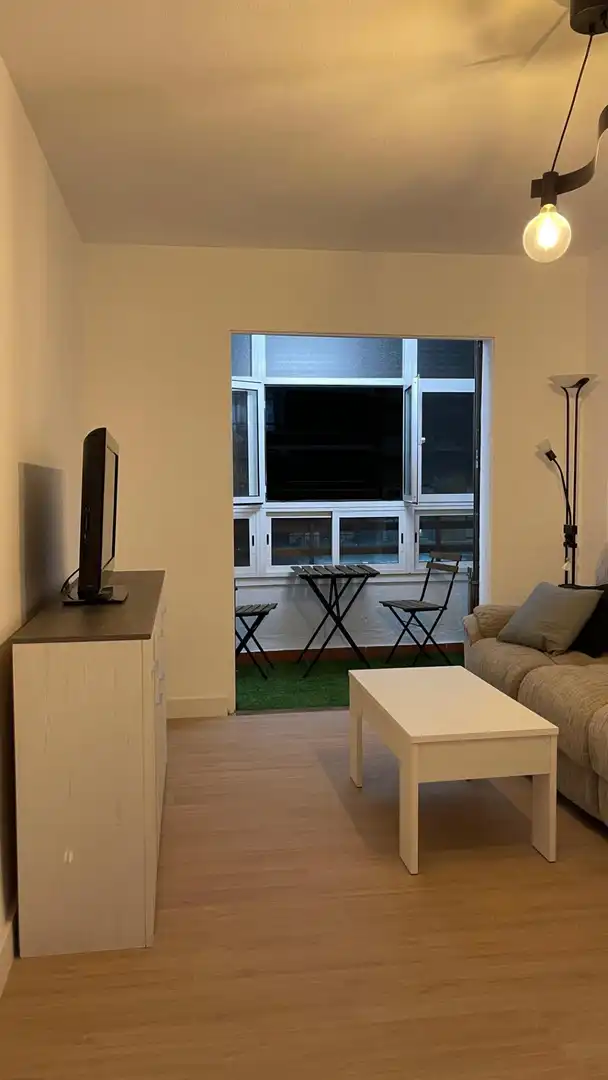 Sala de estar de Piso de alquiler en Málaga con Aire acondicionado, Terraza y Amueblado