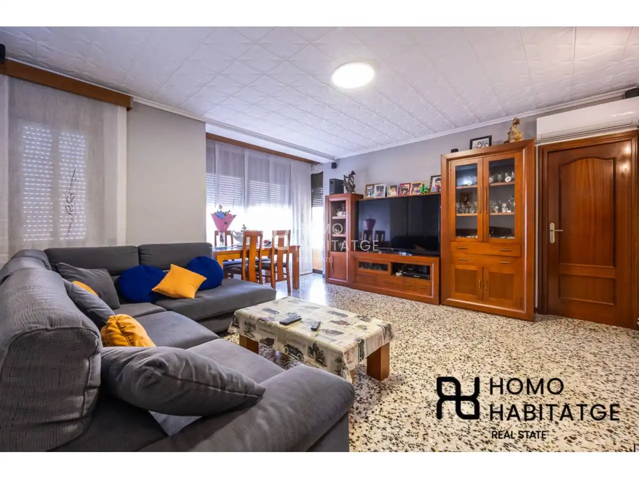 Sala de estar de Piso en venta en Sabadell con Aire acondicionado, Balcón y Alarma