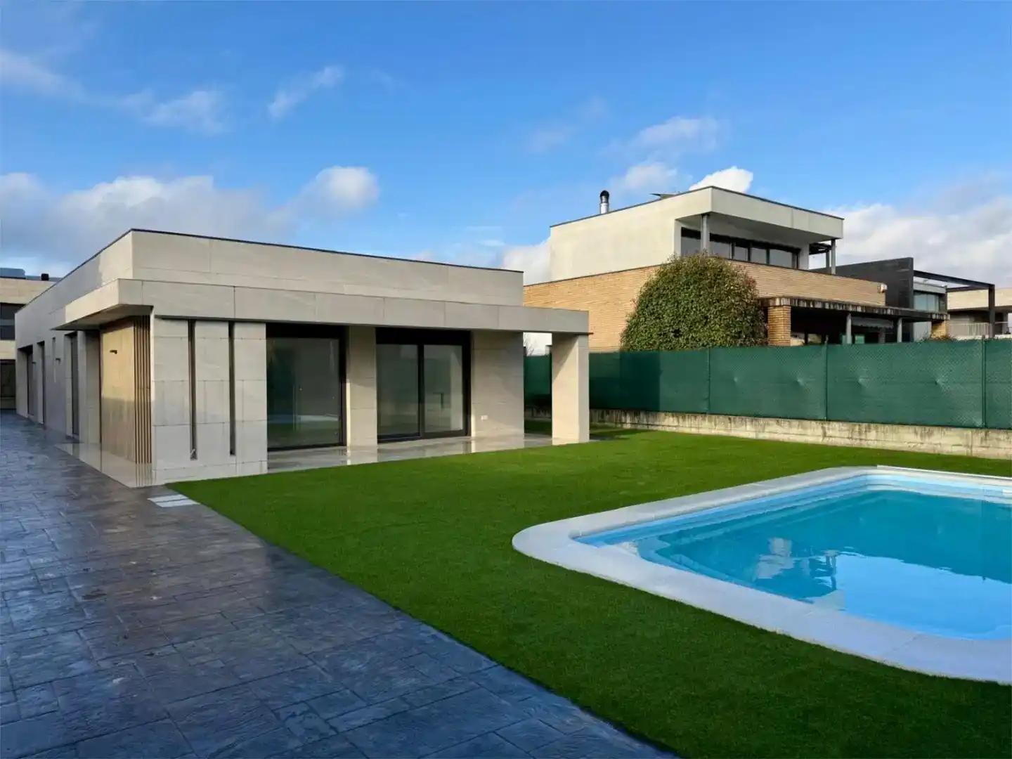 Piscina de Casa o xalet en venda en Gurb