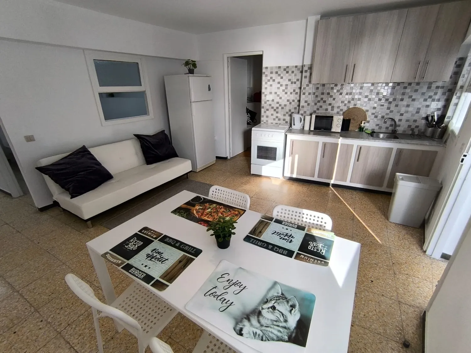 Kitchen of Apartments for rent in Tacoronte  with Terrace, Furnished and Oven