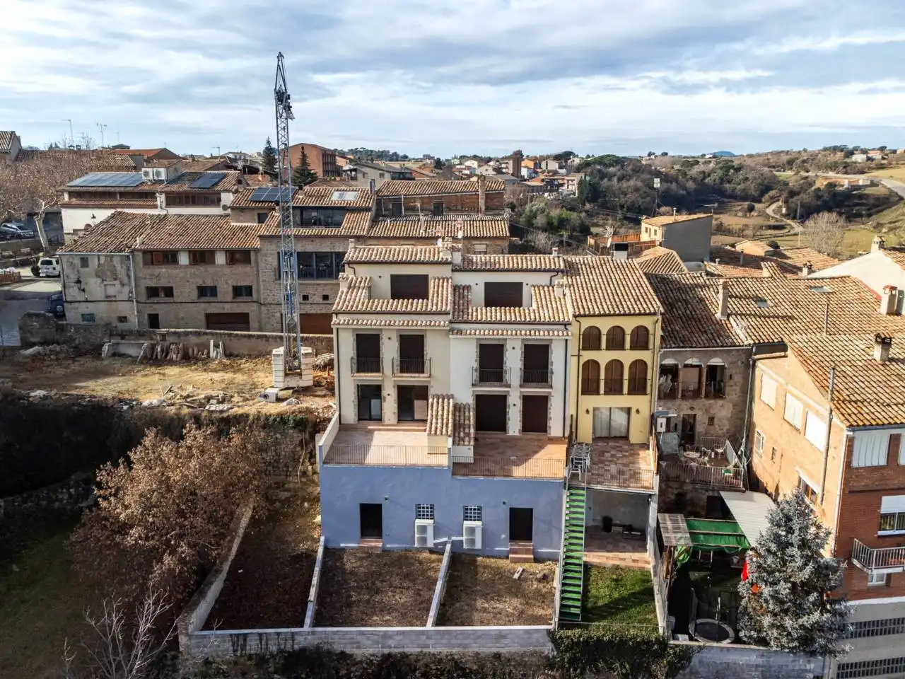 Exterior view of Houses for sale in Casserres  with Air Conditioner, Heating and Terrace