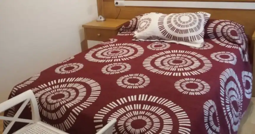 Bedroom of Flat for rent in Ourense Capital   with Heating, Furnished and Balcony