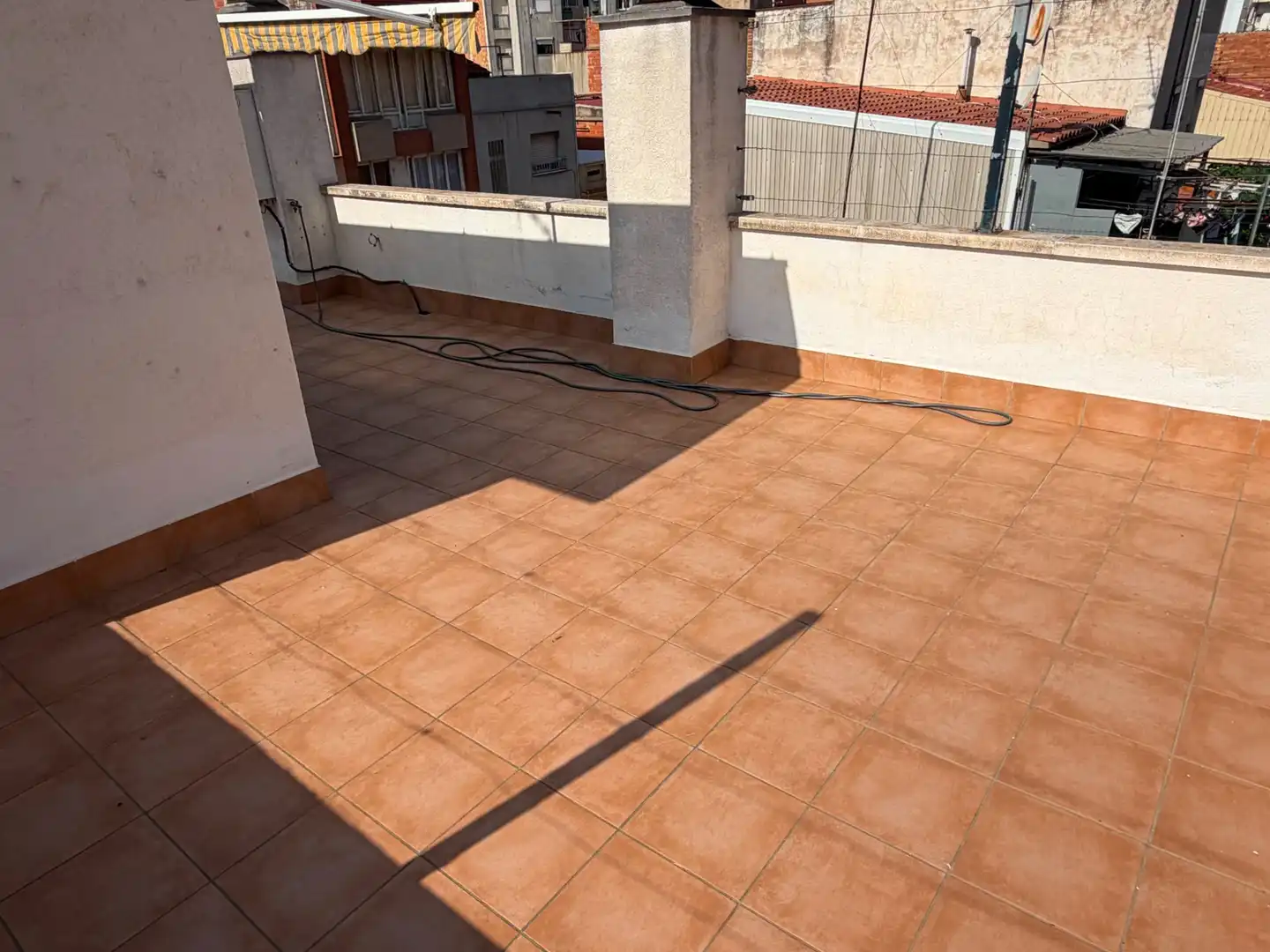 Terrasse von Dachboden zum Verkauf in Badalona mit Heizung, Terrasse und Ofen