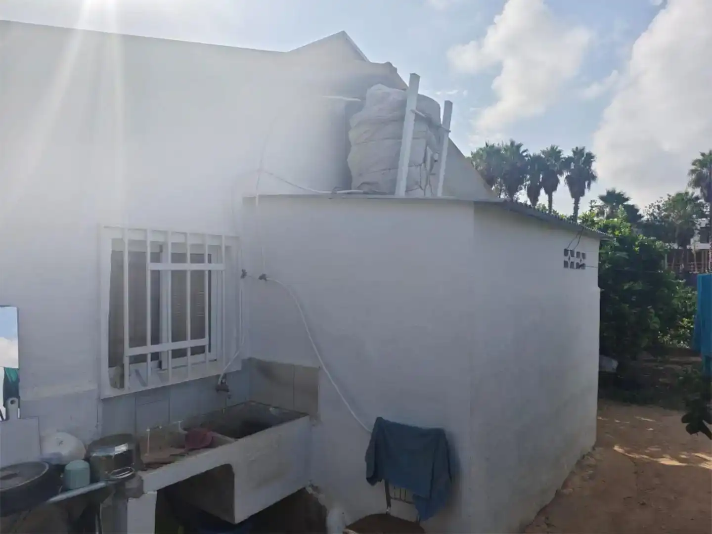 Vista exterior de Piso en venta en Gandia con Jardín privado y Amueblado
