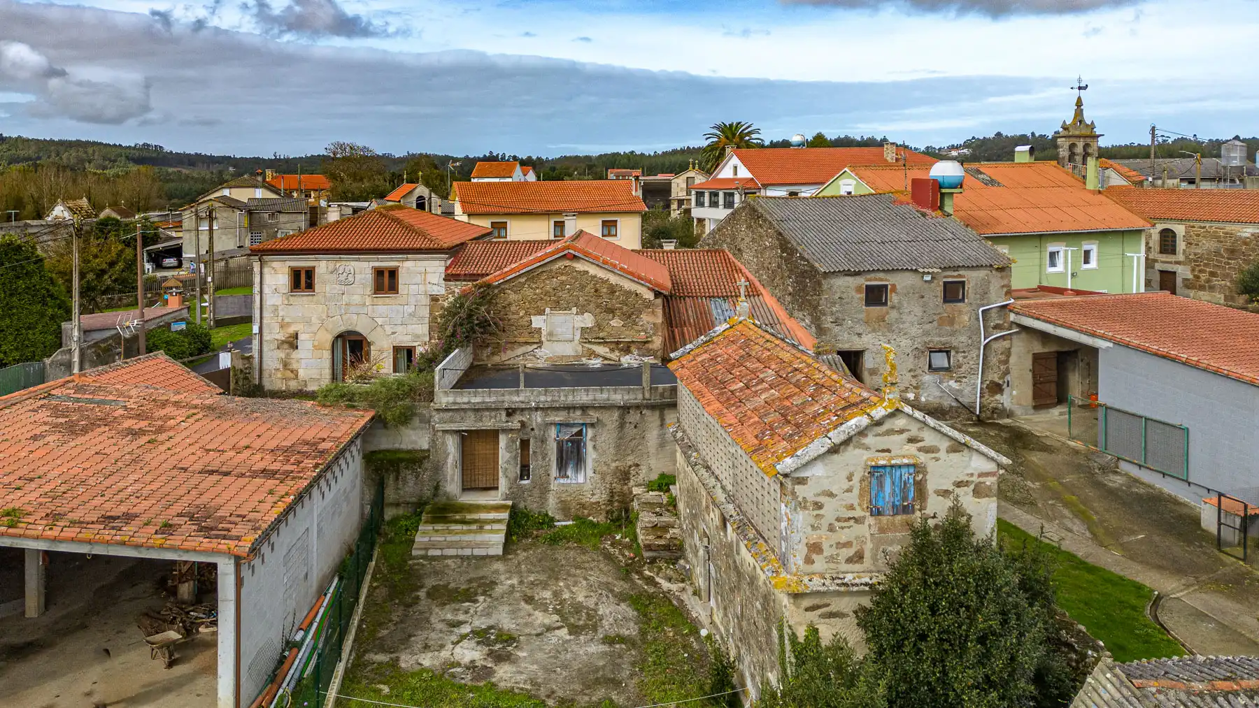 Vista exterior de Finca rústica en venta en A Laracha   con Amueblado