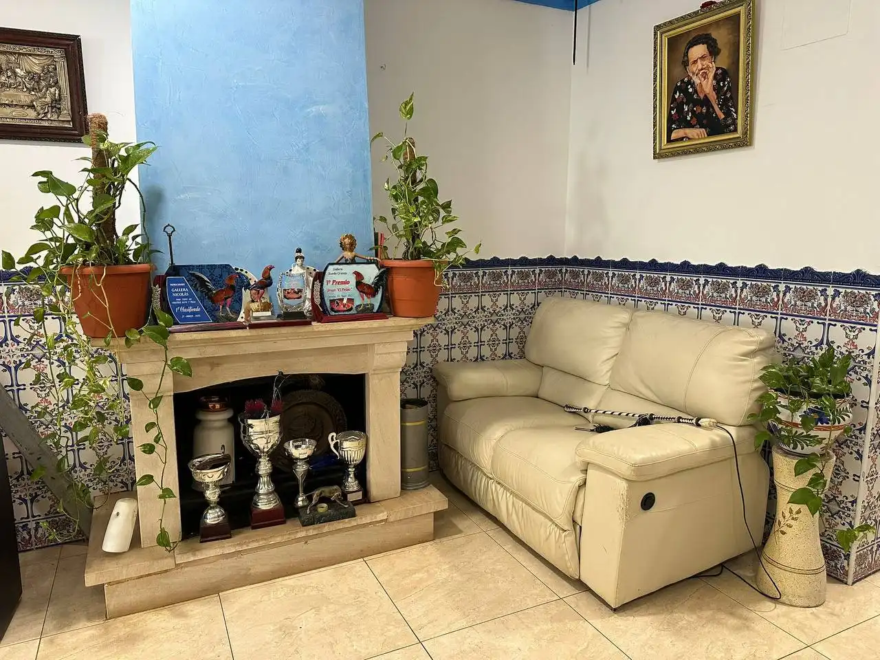 Sala de estar de Casa o chalet en venta en Gandia con Terraza, Trastero y Amueblado