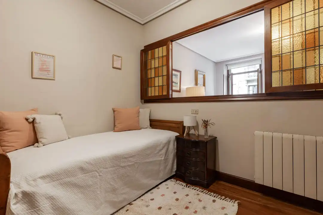 Bedroom of Flat for sale in Donostia - San Sebastián   with Heating and Balcony