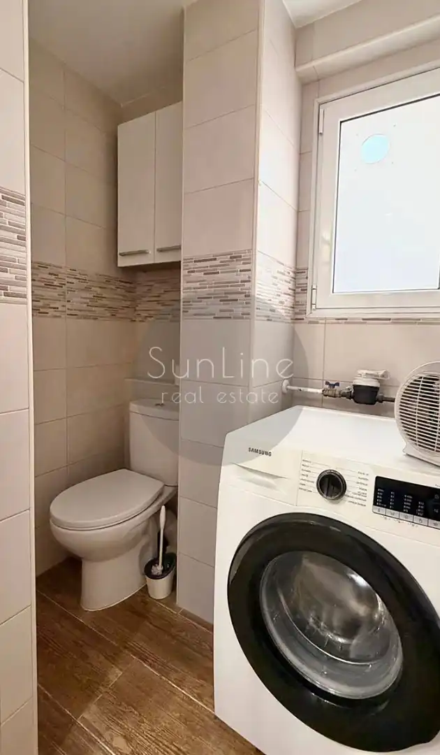 Bathroom of Flat for rent in Valencia  with Air Conditioner, Furnished and Balcony